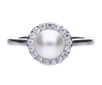 Anello Diamonfire Donna Pearls in Argento Perla 61/1756/1/111/180 - 61/1756/1/111/180